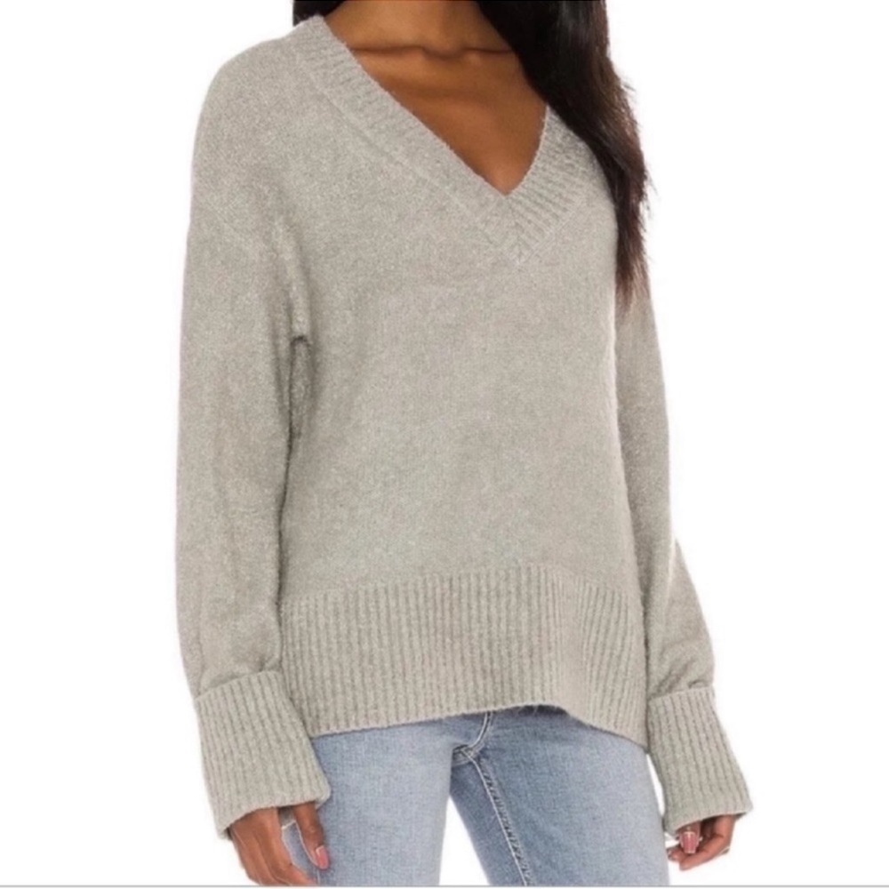 Lovers + Friends Wool Blend Cozy Pullover Sweater SZ XXS Sage Green